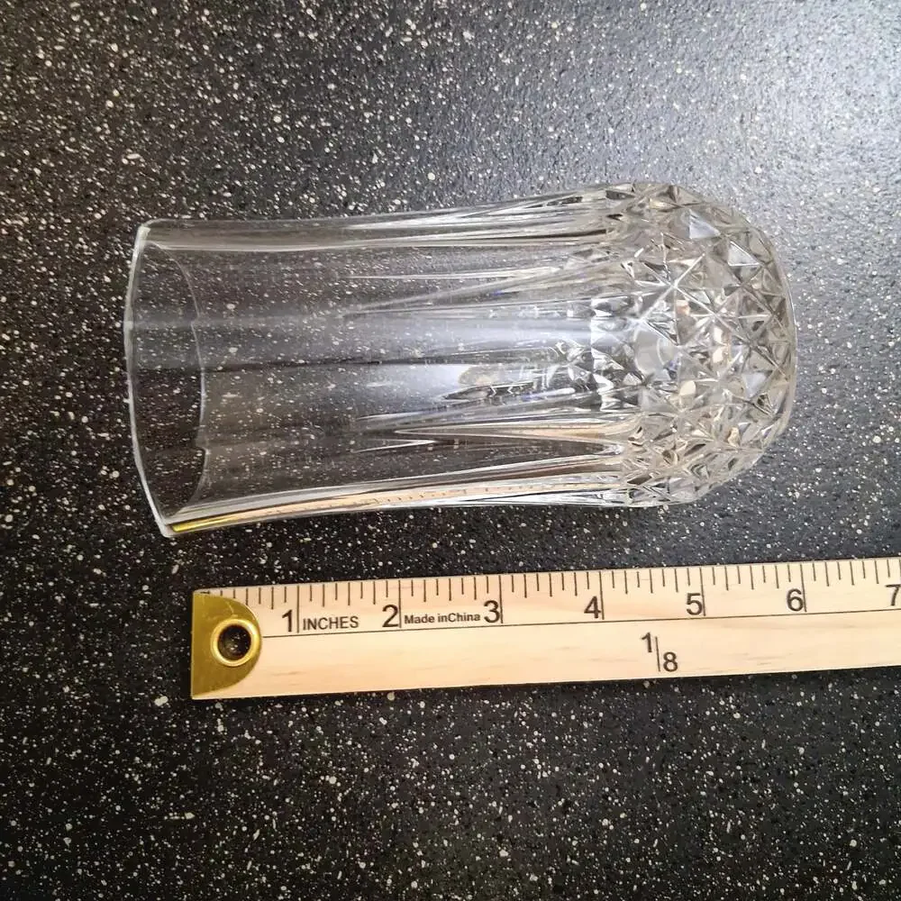 Cristal D'Arques Durand Longchamp Clear Diamond Cut Tumbler Glass